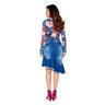 24089 modelo cabelo castanho saia sino jeans costas titanium