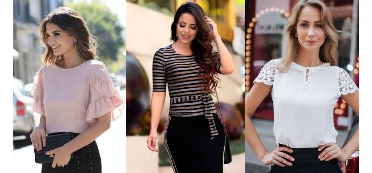 Estilos de shops blusas de moda 2019