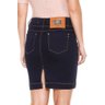 saia jeans azul marinho mullet costas baixo
