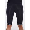 shorts saia ciclista preto branco com almofada uv50 epulari frente almofada