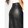 saia em couro preto lapis pele mania costas0 detalhe