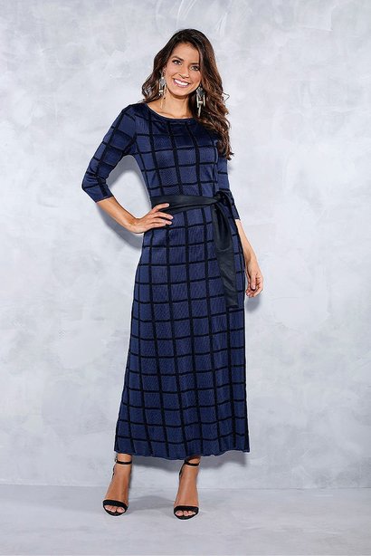 vestido xadrez vestido preto enfim