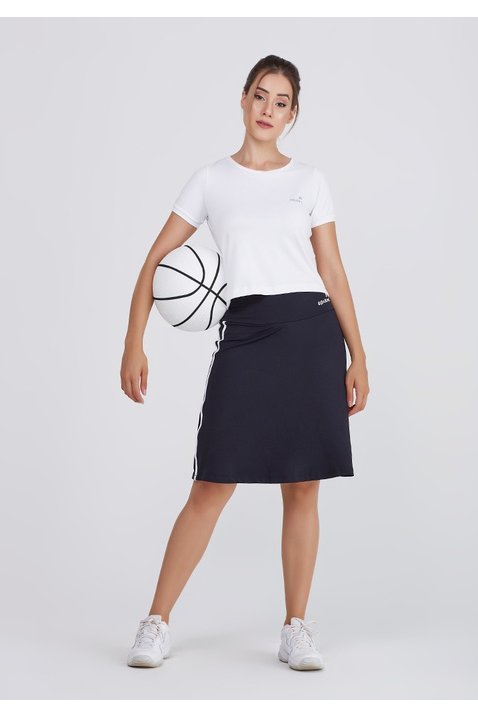 shorts saia preto com branco poliamida protecao uv50 epulari frente 7