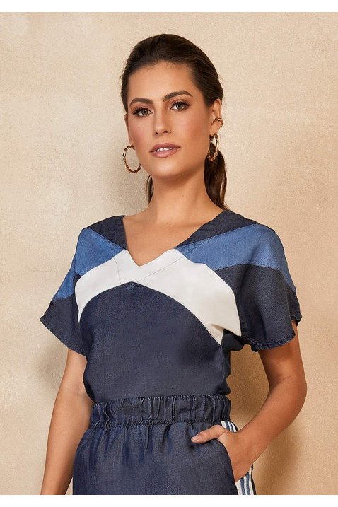 blusa em liocel com recortes titanium jeans ttn25273 1