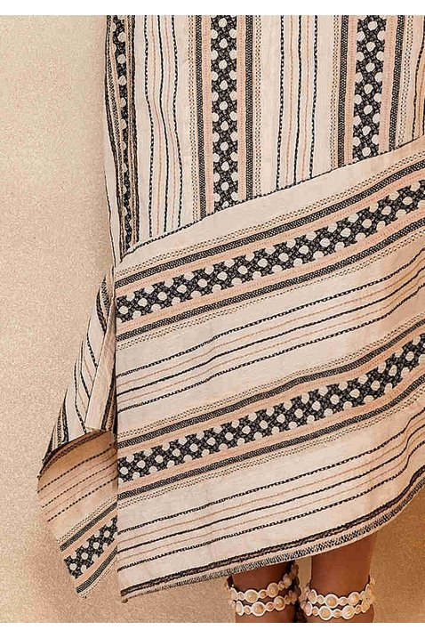 vestido listrado barra assimetrica jaquard alto relevo titanium jeans ttn25204 5