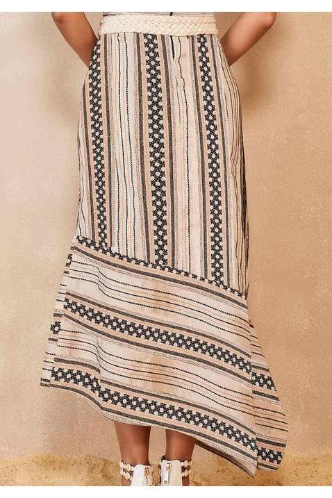 vestido listrado barra assimetrica jaquard alto relevo titanium jeans ttn25204 9