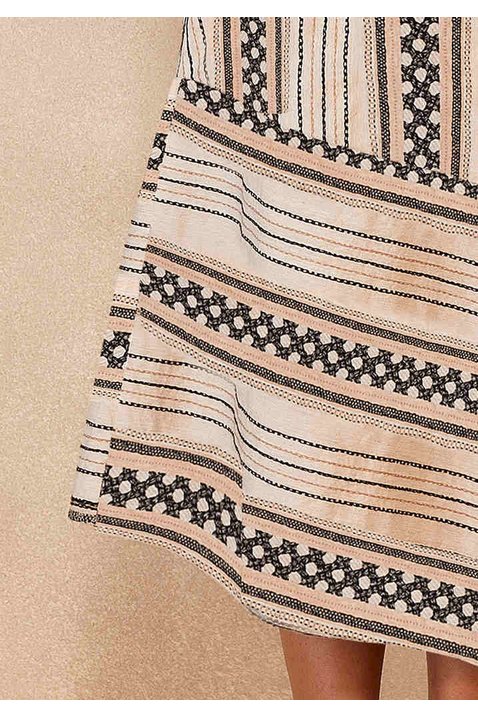 vestido listrado barra assimetrica jaquard alto relevo titanium jeans ttn25204 10