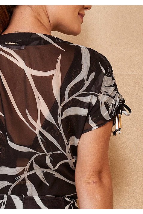 blusa preta estampada com transparencia titanium jeans ttn25282 6
