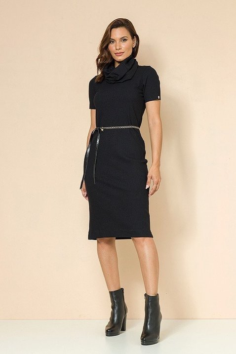 vestido preto dayna frente