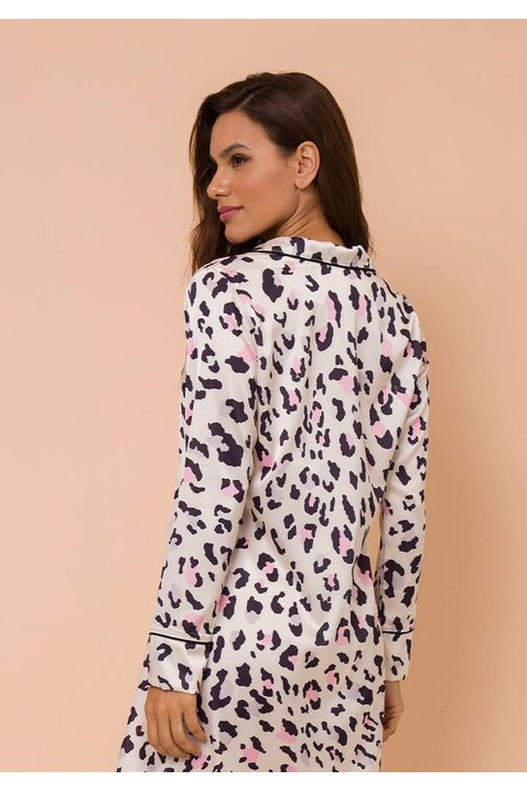 camisola animal print claudia lekazis costas cima