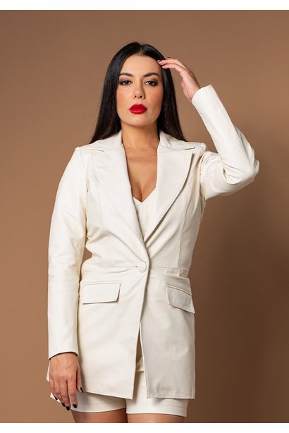 blazer classico maxi feminino pele mania cima