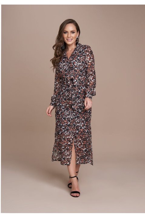 camisa estampa exclusiva com amarracao titanium jeans