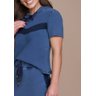 blusa malha denim com capuz titanium jeans cima detalhe