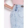 saia jeans clara barra desfiada laura rosa costas baixo detalhe