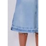 saia jeans evase barra desmanchada 6