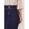 saia jeans escuro push up titanium jeans baixo detalhe
