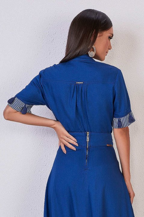 blusa azul marinho gola laco 7