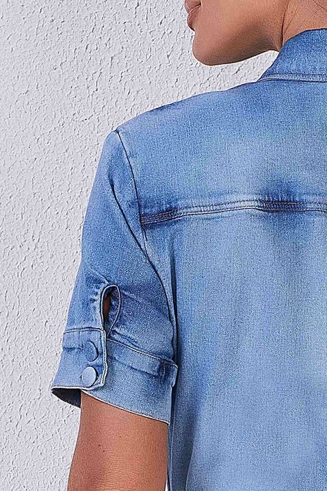 vestido jeans cinto amarracao 1