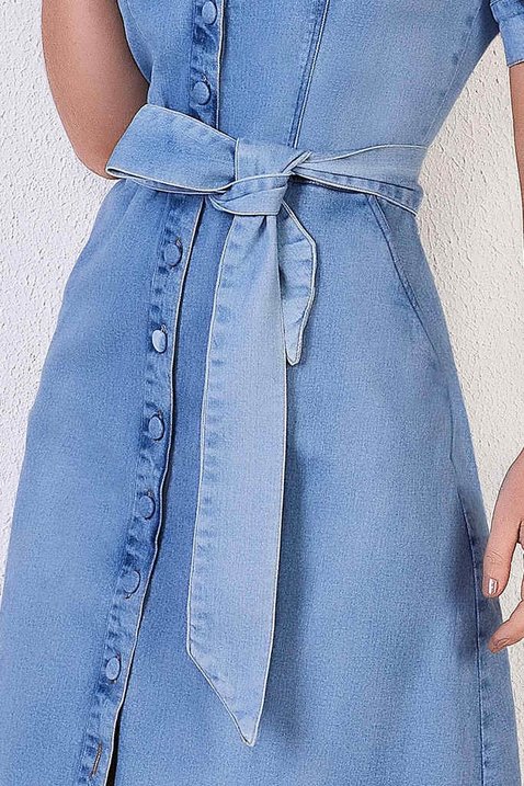 vestido jeans cinto amarracao 6
