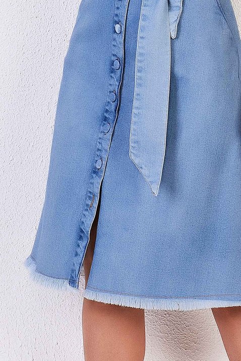 vestido jeans cinto amarracao 7