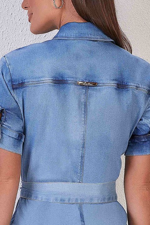 vestido jeans cinto amarracao 11