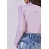 camisa tricoline lilas com pregas frontal titanium jeans costas detalhe