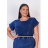 blusa malha denim plus titanium jeans cima