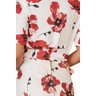blusa estampada floral vermelha transpassada 6