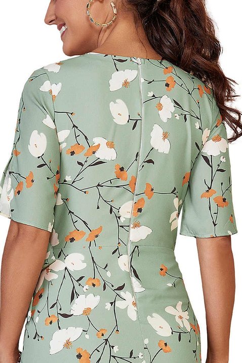 vestido verde claro estampado transpassado 10