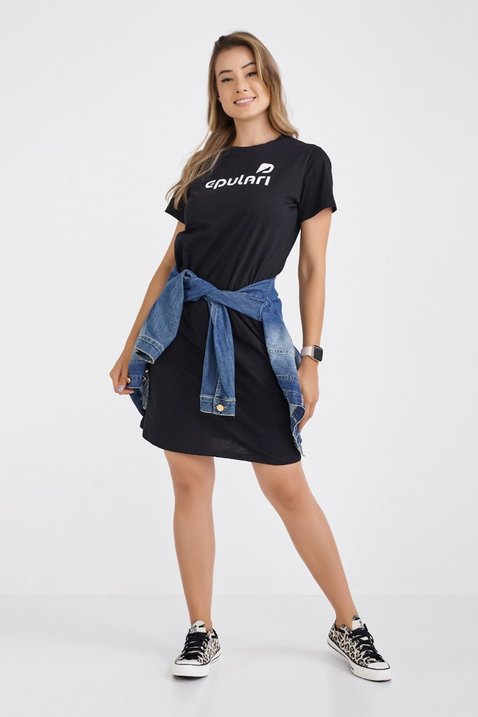 vestido camisetao preto algodao estampa epulari 10