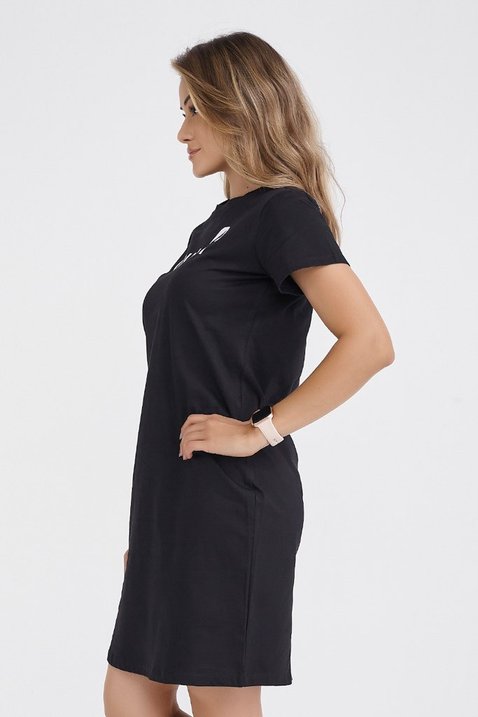 vestido camisetao preto algodao estampa epulari 8