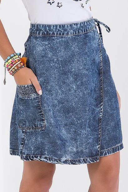saia jeans envelope com bolso lateral imperio z 1