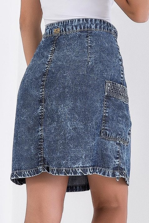 saia jeans envelope com bolso lateral imperio z 6