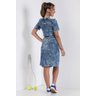 vestido jeans com faixa babado imperio z 4