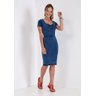 vestido tubinho denim decote princesa imperio z