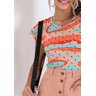 t shirt feminina malha estampada imperio z detalhe