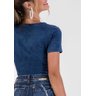 t shirt azul escuro malha denim imperio z costas detalhe