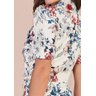 vestido midi plano estampa floral titanium jeans costas cima detalhe zoom