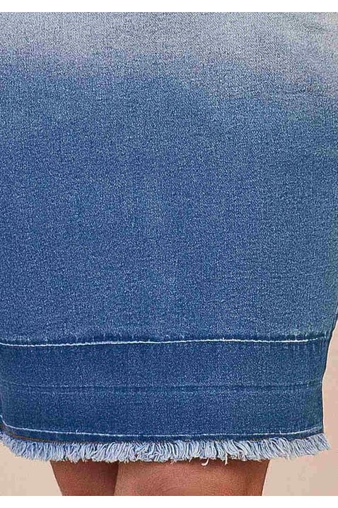 saia jeans degrade barra desfiada titanium jeans detalhe zoom