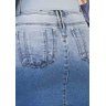 saia jeans degrade barra desfiada titanium jeans costas baixo detalhe