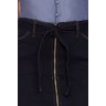 saia jeans marinho lapis ziper frontal 7