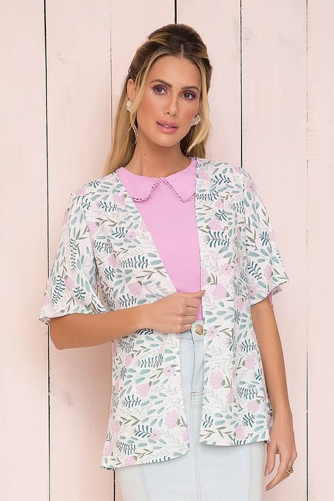 kimono estampado mangas curtas soltinhas 2