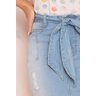 saia jeans claro barra desfiada 6