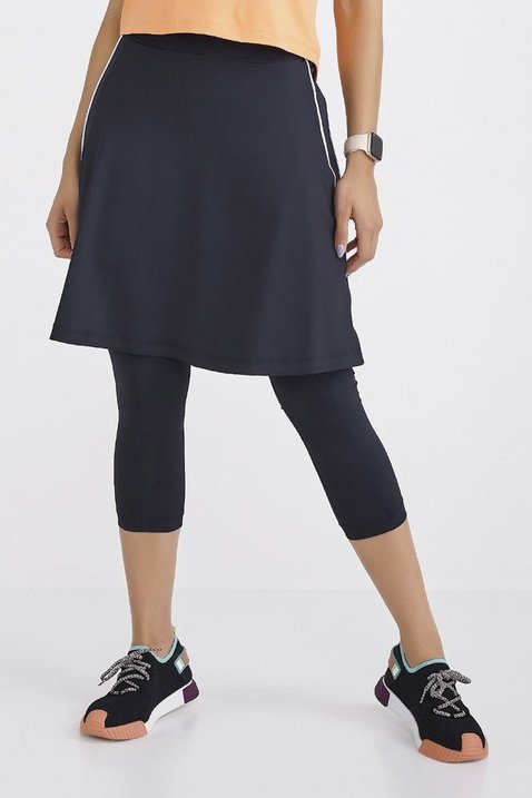 saia corsario comprimento no joelho preta poliamida moda modesta moda fitness evangelica epulari 5