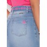 saia jeans claro com faixa bordada imperio z costas baixo detalhe zoom