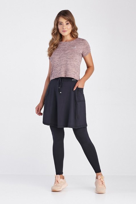 saia calca preta comprida moda fitness evangelica moda modesta para academia epulari 1
