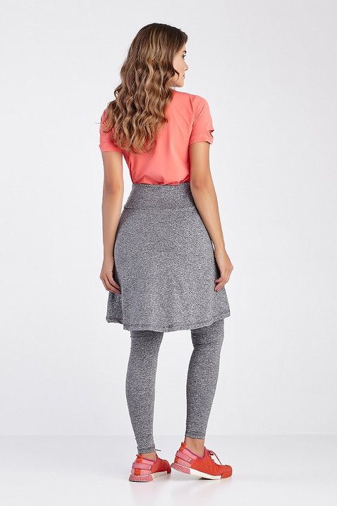 saia calca comprida mescla alta compressao moda fitness evangelica epulari costas
