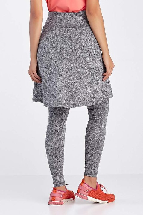saia calca comprida mescla alta compressao moda fitness evangelica epulari costas meio