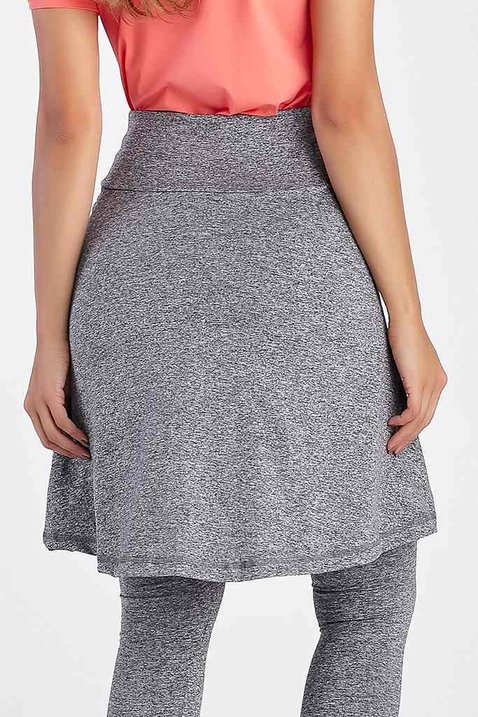 saia calca comprida mescla alta compressao moda fitness evangelica epulari costas saia