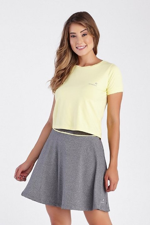 shorts saia mescla tenista com bolso 6